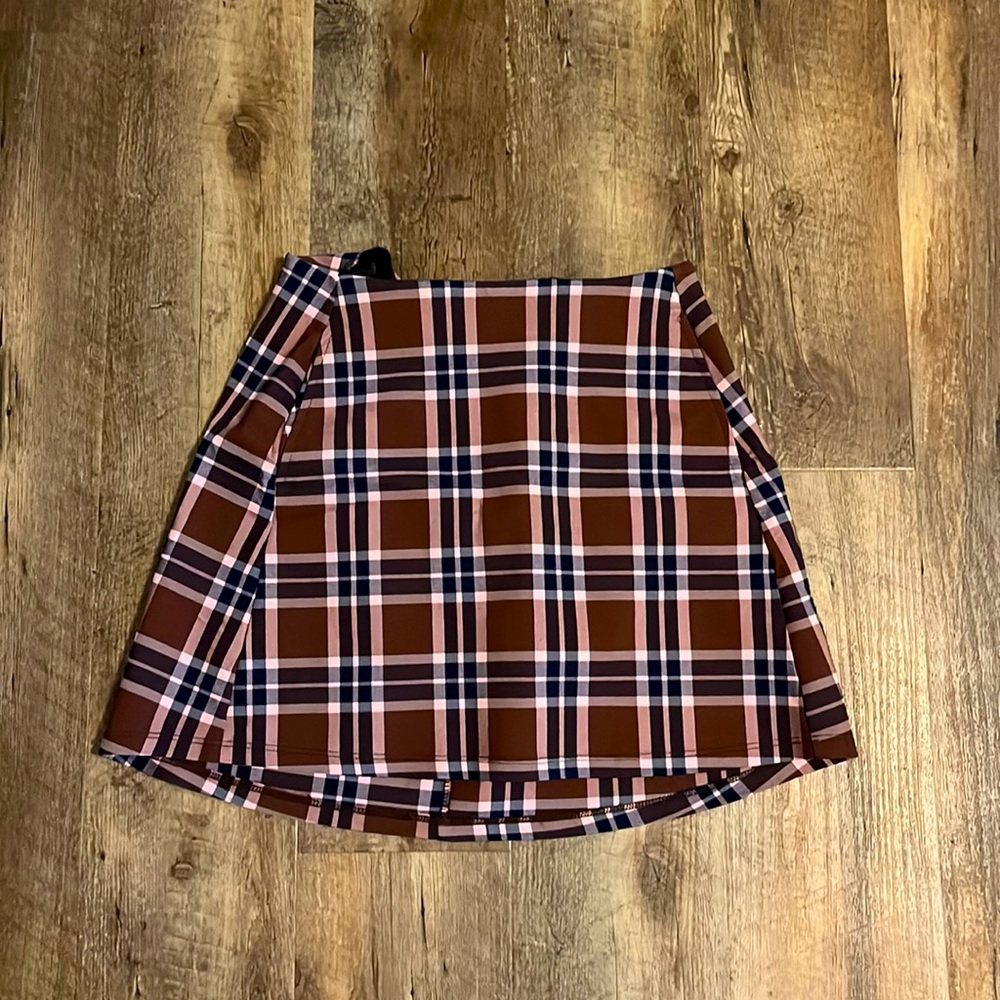 Plaid skirt